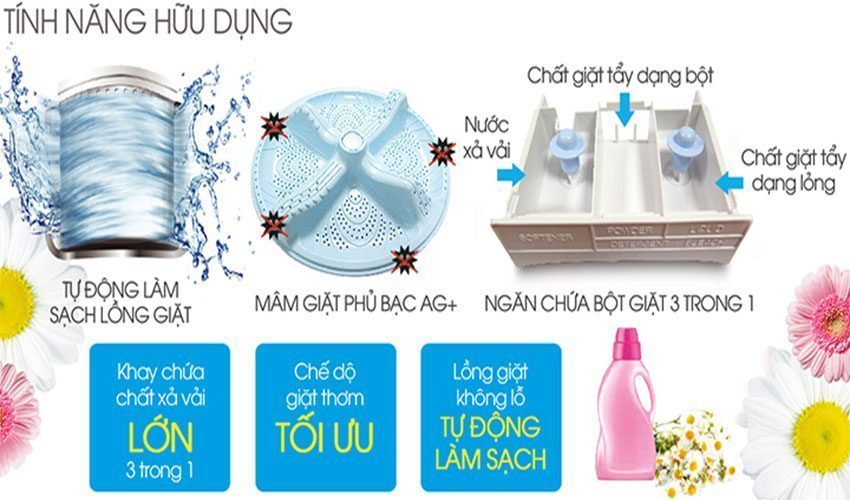Máy giặt cửa trên Sharp ES-U95HV-S - Hàng chính hãng