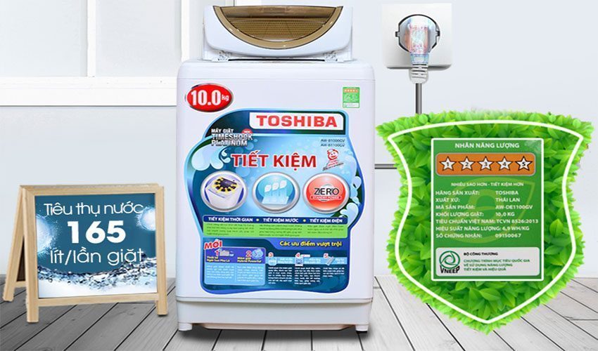 Máy giặt cửa trên Toshiba AW-B1100GV - Hàng chính hãng