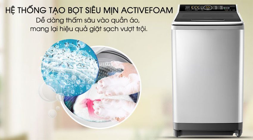 Máy giặt cửa trên inverter 10kg Panasonic NA-FS10X7LRV - Hàng chính hãng
