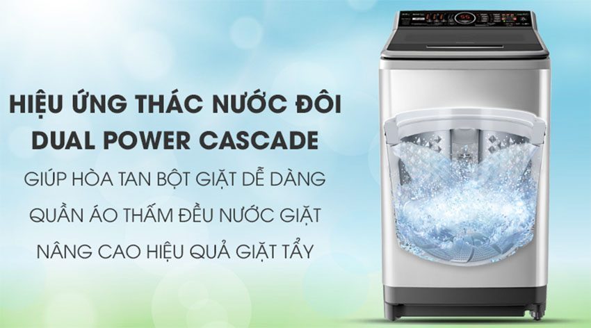 Máy giặt cửa trên inverter 10kg Panasonic NA-FS10X7LRV - Hàng chính hãng
