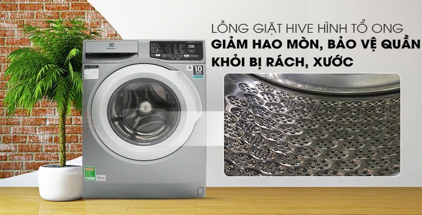 Máy giặt cửa trước Inverter Electrolux EWF8025CQSA - Hàng chính hãng