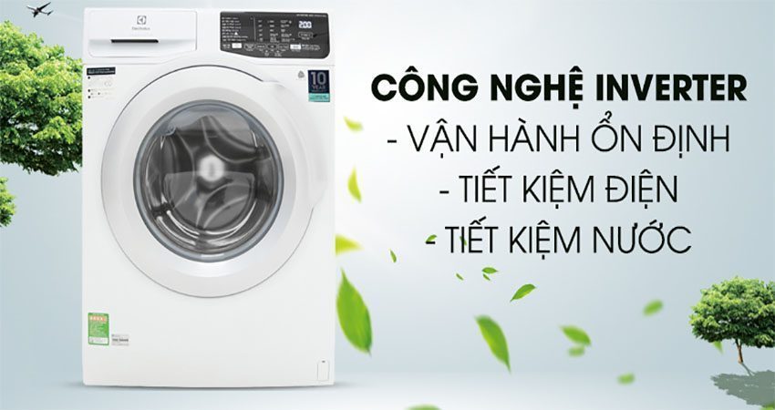 Máy giặt cửa trước Inverter Electrolux EWF8025CQWB - Hàng chính hãng
