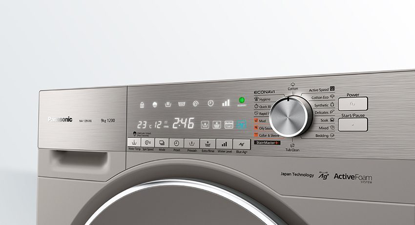 Máy giặt cửa trước Panasonic NA-129VX6LV2 (9kg) - Hàng chính hãng