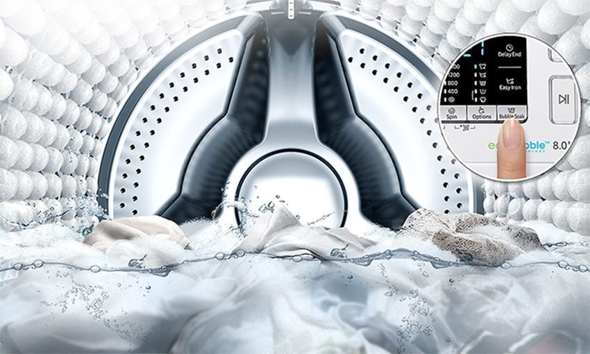 Máy giặt cửa trước Samsung AddWash 9kg WW90K54E0UW - Hàng chính hãng