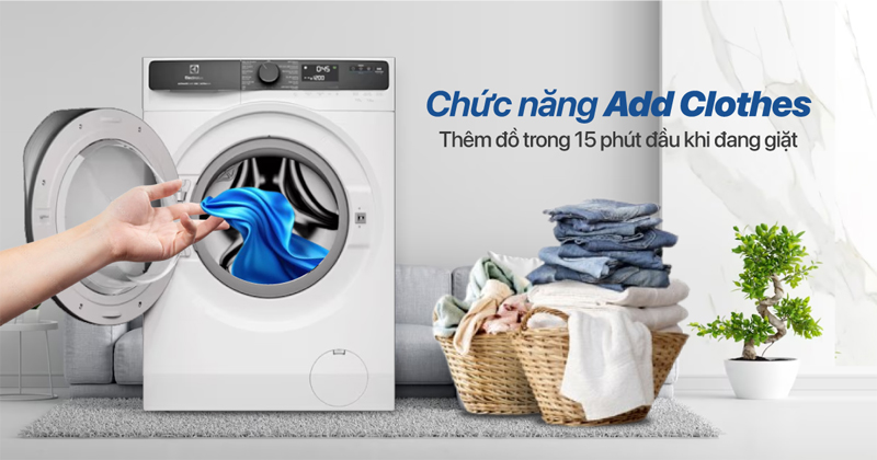 Máy giặt Electrolux inverter 9 kg EWF9023P5WC - Hàng chính hãng