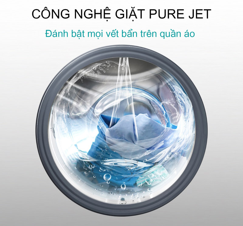 Máy giặt Hisense Inverter 9.5kg WFQY9514EVJMT - Hàng chính hãng