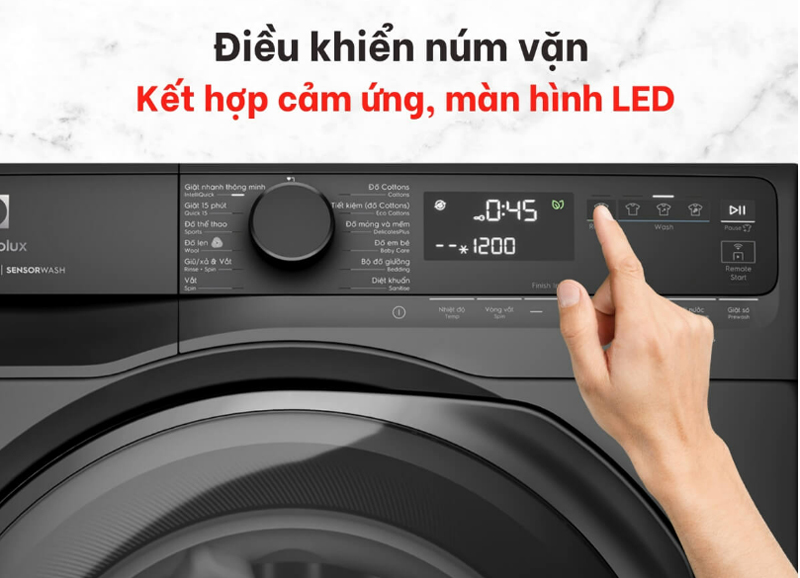 Máy giặt Electrolux inverter 11 kg EWF1143R7SC - Hàng chính hãng