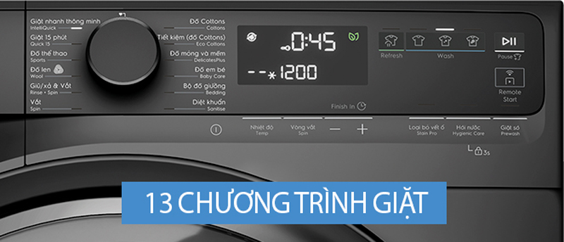 Máy giặt Electrolux inverter EWF1143R7WC - Hàng chính hãng