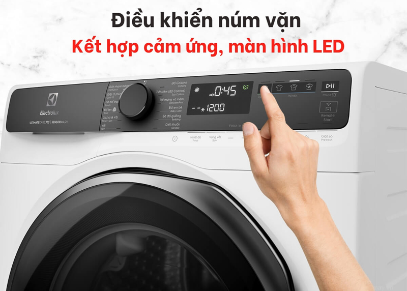 Máy giặt Electrolux inverter 10 kg EWF1043R7WC - Hàng chính hãng