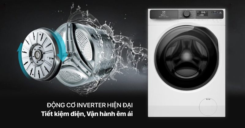 Máy giặt Electrolux inverter 10 kg EWF1043R7WC - Hàng chính hãng