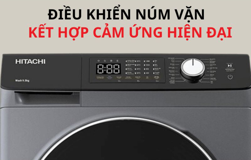 Máy giặt Hitachi inverter 9.5 kg BD-954HVOS - Hàng chính hãng