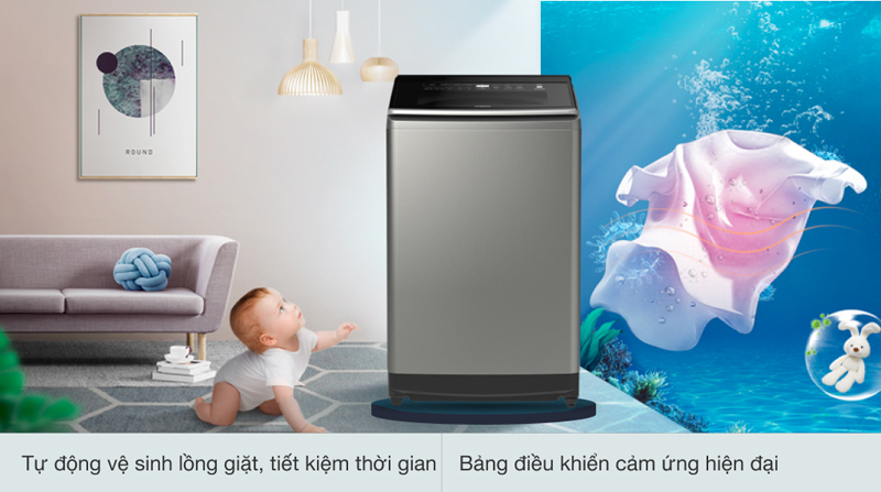 Máy giặt Hitachi 14 kg SF-140TCV(SL) - Hàng chính hãng