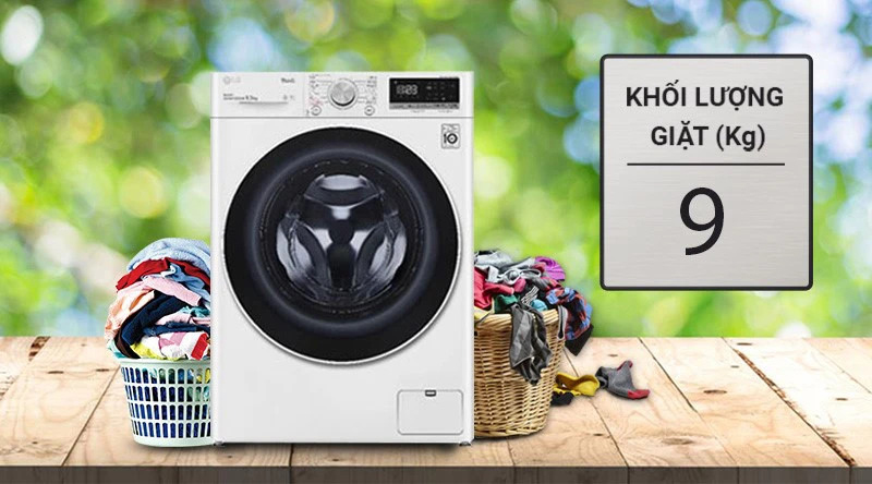 Máy giặt LG Inverter 9 kg FV1409S4W - Hàng chính hãng