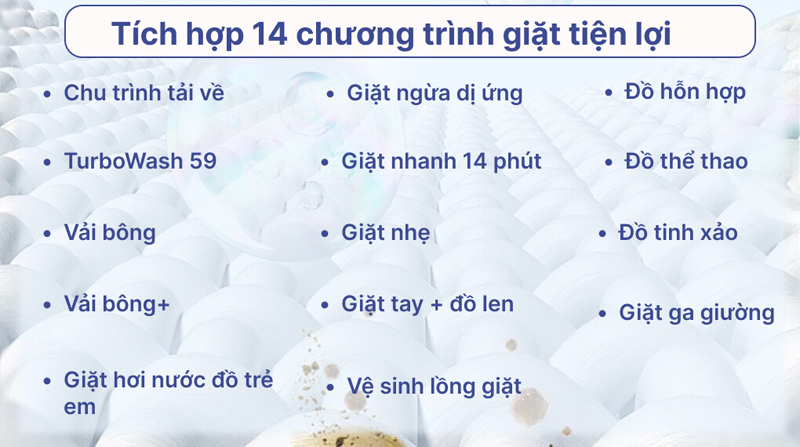 Máy giặt lồng ngang LG Inverter 10Kg FV1410S4W1 - Hàng chính hãng