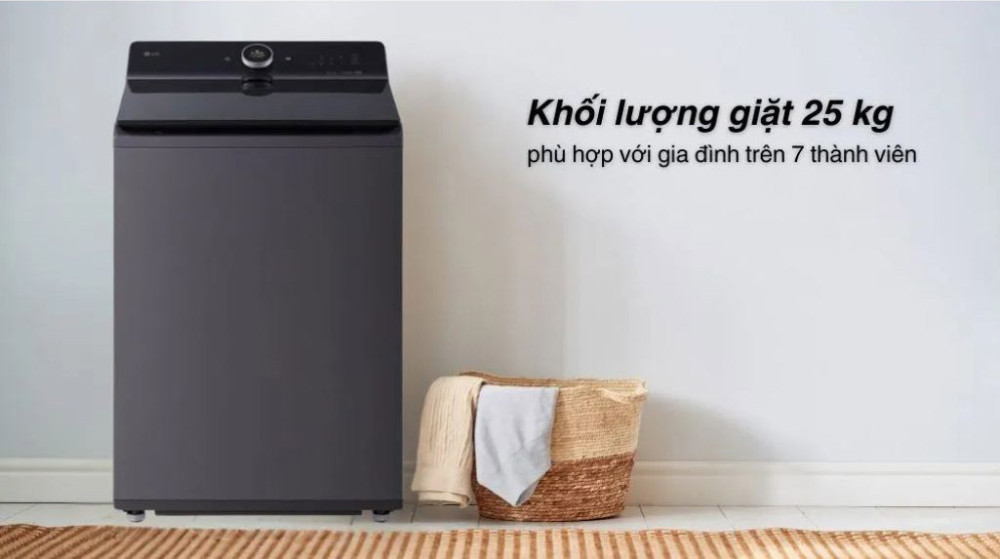 Máy giặt LG inverter 25 kg T2725SX5G - Hàng chính hãng