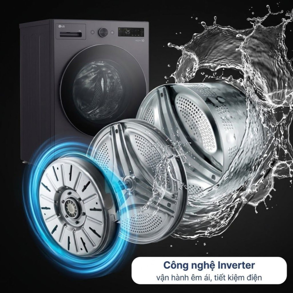 Máy giặt LG AI DD Inverter 12 kg FX1412S3KAV - Hàng chính hãng