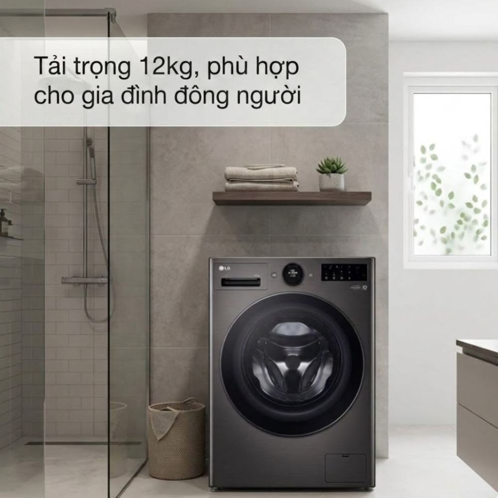 Máy giặt LG AI DD Inverter 12 kg FX1412S3KAV - Hàng chính hãng
