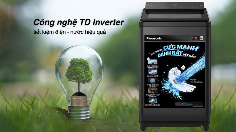 Máy giặt Panasonic Inverter 10.5 Kg NA-FD105X3BV - Hàng chính hãng
