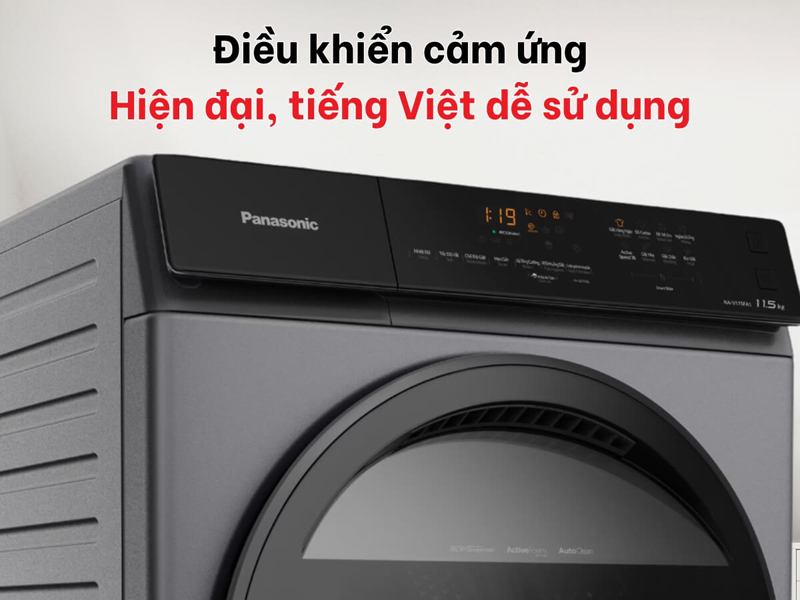 Máy giặt Panasonic Inverter 11.5 kg NA-V115FA1LV - Hàng chính hãng