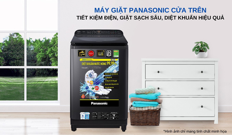 Máy giặt Panasonic Inverter 10.5 kg NA-FD10VR1BV - Hàng chính hãng