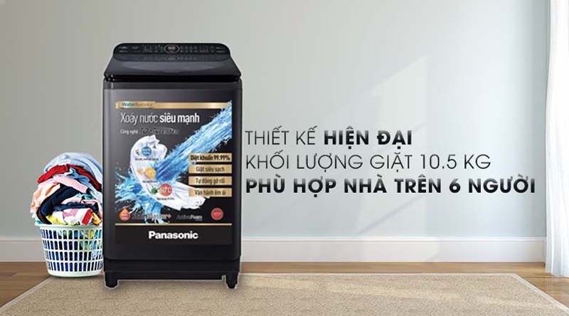 Máy giặt Panasonic Inverter 10.5 kg NA-FD10VR1BV - Hàng chính hãng