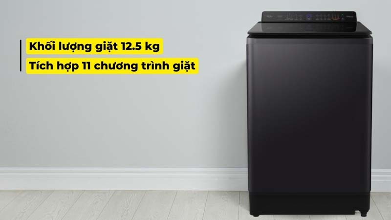 Máy giặt Panasonic NA-FD125V1BV - Hàng chính hãng