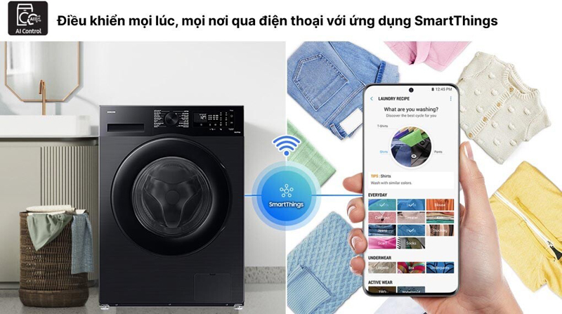 Máy giặt Samsung inverter WW12CGC04DABSV - Hàng chính hãng