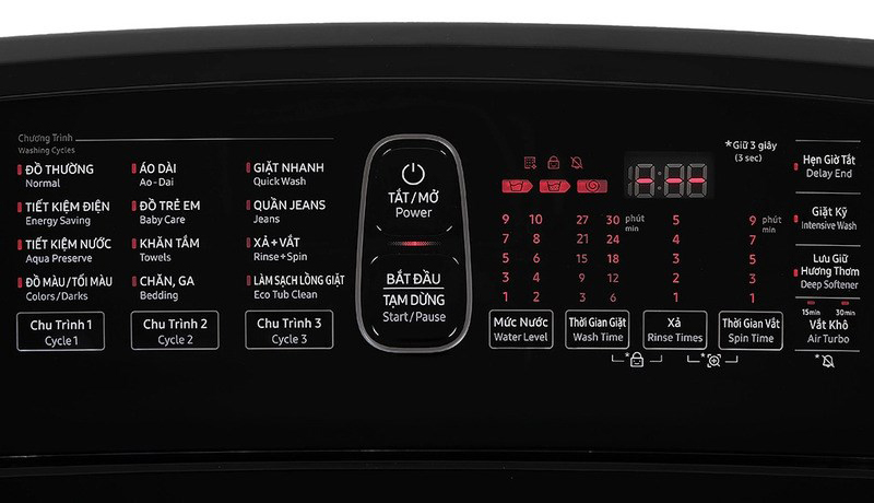 Máy giặt Samsung Inverter 19 kg WA80F19B9BSV - Hàng chính hãng