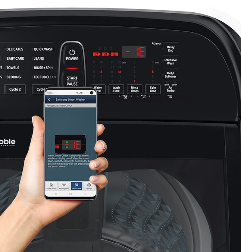 Máy giặt Samsung inverter WA80F21B9BSV (21 kg) - Hàng chính hãng