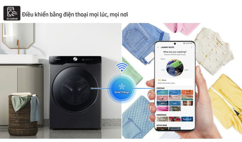 Máy giặt Samsung inverter WW14BB944DGBSV (14kg) - Hàng chính hãng