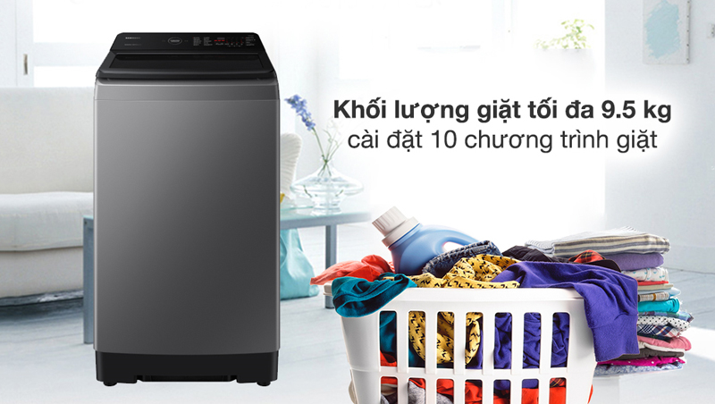 Máy giặt Samsung Inverter WA95CG4545BDSV - Hàng chính hãng