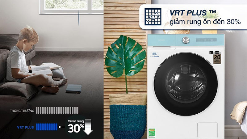 Máy giặt sấy Bespoke AI Inverter giặt 14kg - sấy 8kg Samsung WD14BB944DGMSV - Hàng chính hãng