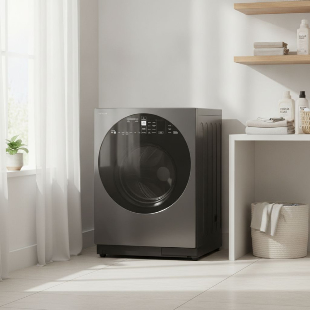 Máy giặt sấy Hitachi Inverter 12 kg BD-D120XGV MAG - Hàng chính hãng