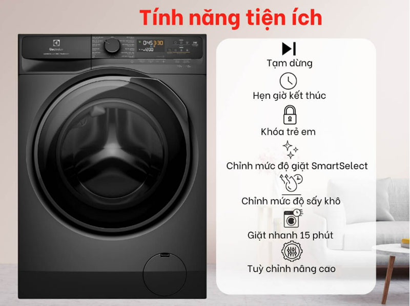 Máy giặt sấy Electrolux UltimateCare 700 EWW1143R7SC - Hàng chính hãng