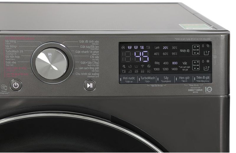 Máy giặt sấy LG inverter FV1412H3BA - Hàng chính hãng