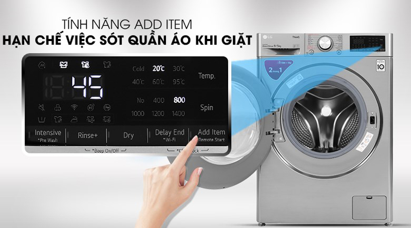 Máy giặt sấy LG Inverter FV1409G4V - 9kg - Hàng chính hãng