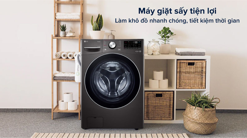 Máy giặt sấy LG Inverter F2515RTGB - Hàng chính hãng