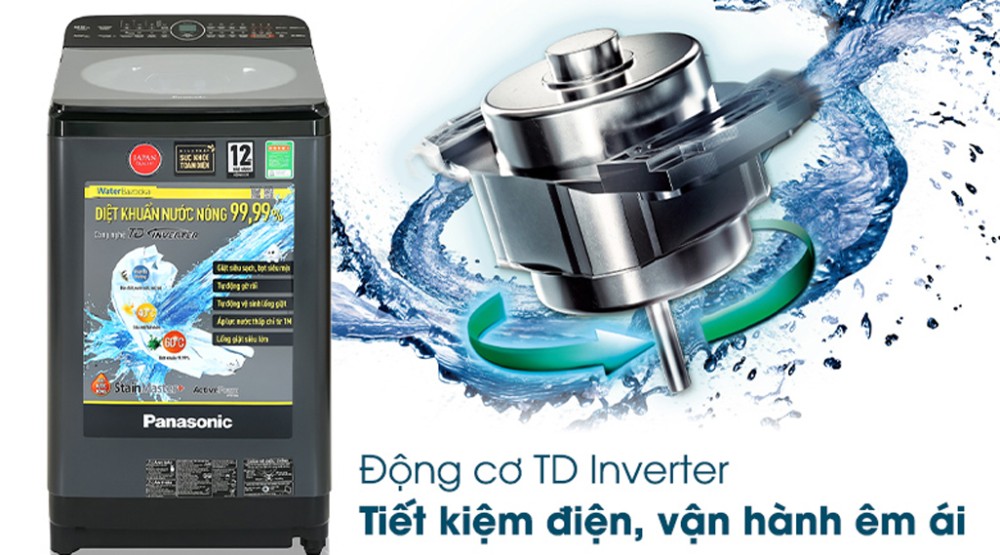 Máy giặt Panasonic Inverter 9.5 kg NA-FD95V1BRV - Hàng chính hãng