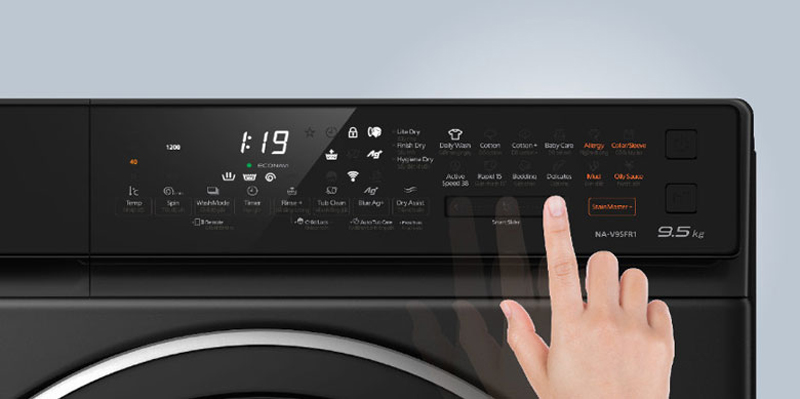 Máy giặt sấy Panasonic Inverter 9.5kg NA-V95FR1BVT - Hàng chính hãng