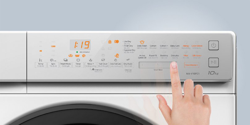 Máy giặt sấy Panasonic inverter NA-V10FC1WVT - Hàng chính hãng