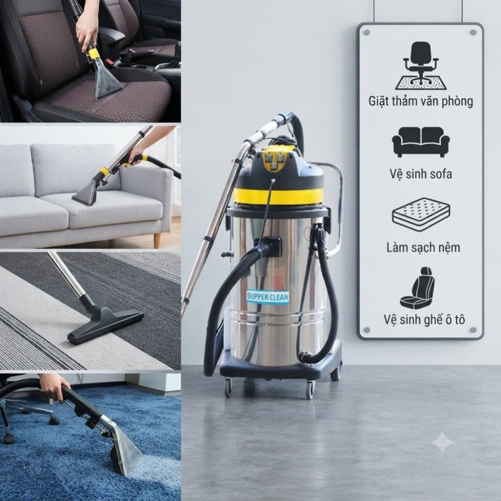 Máy giặt thảm Supper Clean LC-602SF - Hàng chính hãng