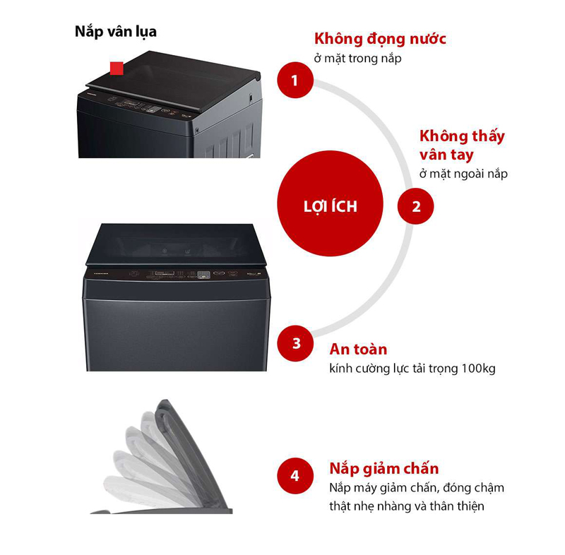 Máy giặt Toshiba AW-M1100PV - Hàng chính hãng