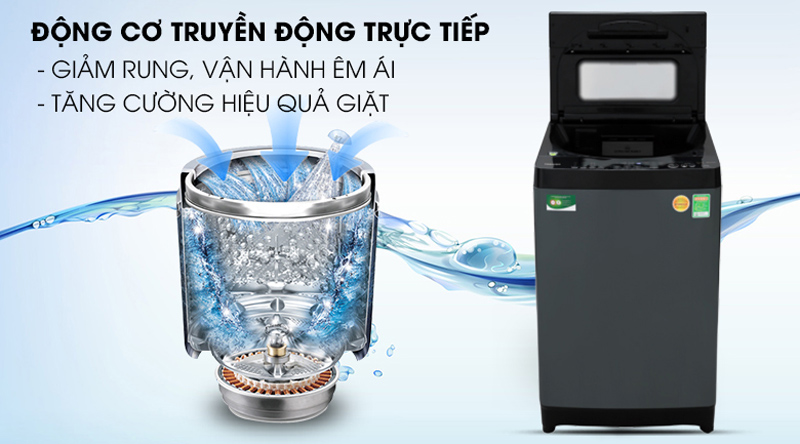 Máy giặt Toshiba Inverter 13 kg AW-DUJ1400GV - Hàng chính hãng