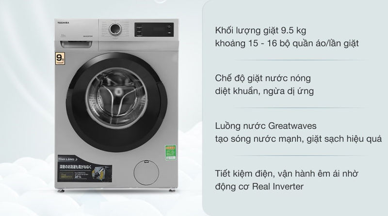 Máy giặt Toshiba TW-BK105S3V (SK) - Hàng chính hãng