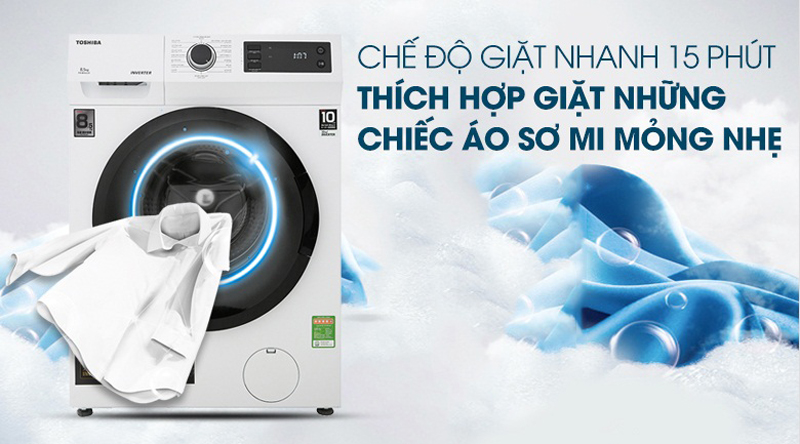 Máy giặt lồng ngang Toshiba TW-BH95S2VWK - Hàng chính hãng