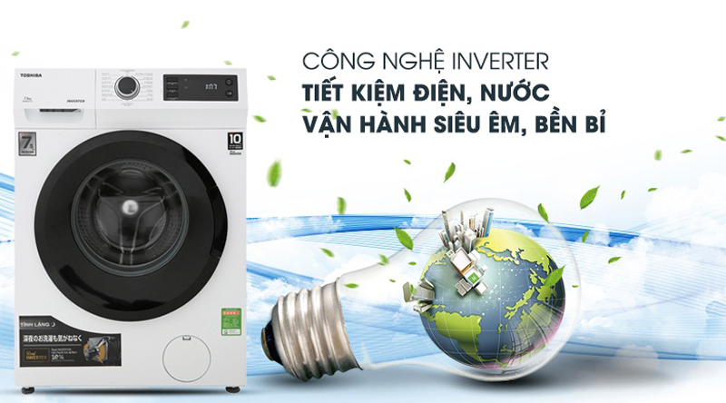 Máy giặt lồng ngang Toshiba TW-BH95S2VWK - Hàng chính hãng