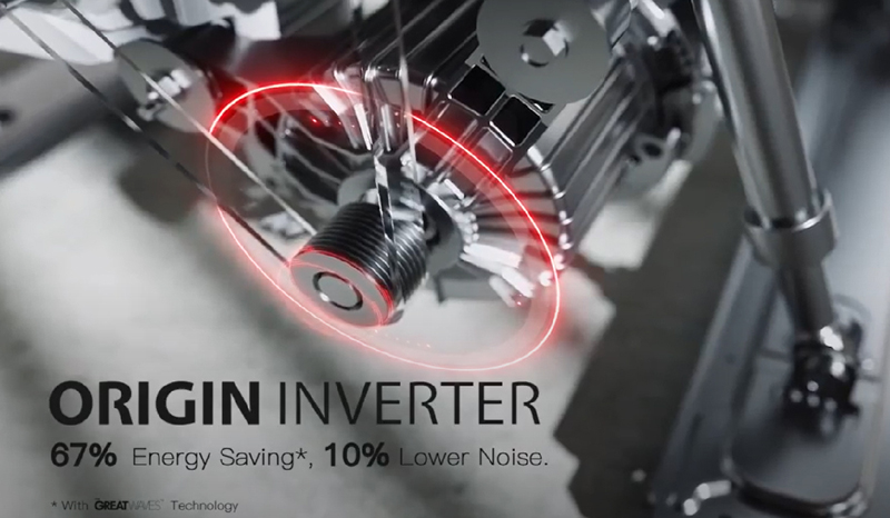 Máy giặt lồng ngang Toshiba Inverter TW-BK95G4V(WS) - Hàng chính hãng