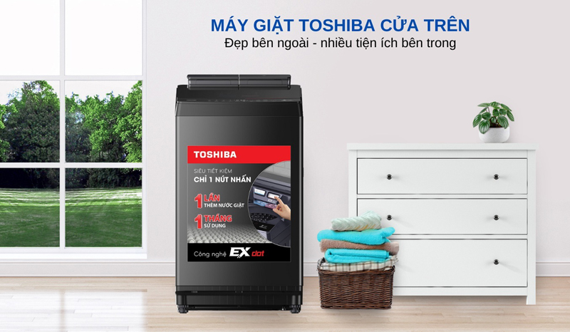 Máy giặt Toshiba Inverter 10 kg AW-DUM1100JV - Hàng chính hãng