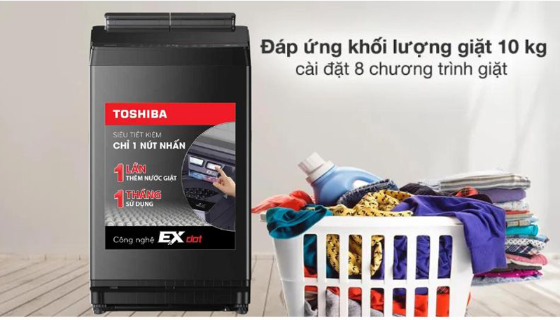 Máy giặt Toshiba Inverter 10 kg AW-DUM1100JV - Hàng chính hãng