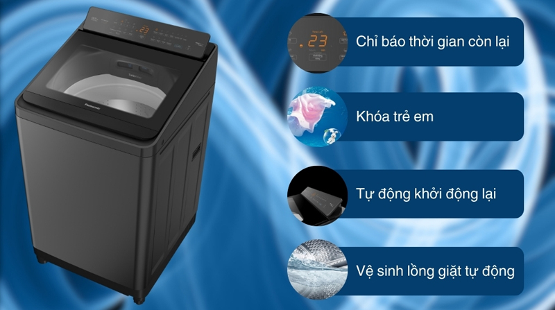 Máy giặt Panasonic Inverter NA-FD135X3BV - Hàng chính hãng